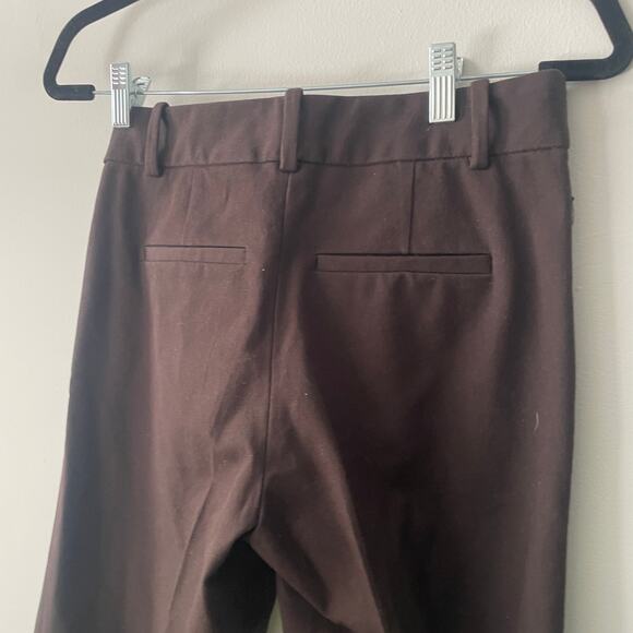 NWOT FRAME Le High Flare Trouser in Americano Chocolate Brown Sz 8 - Picture 13 of 14